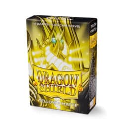 Dragon Shield Sleeves - Yellow (Japanese-Sized)